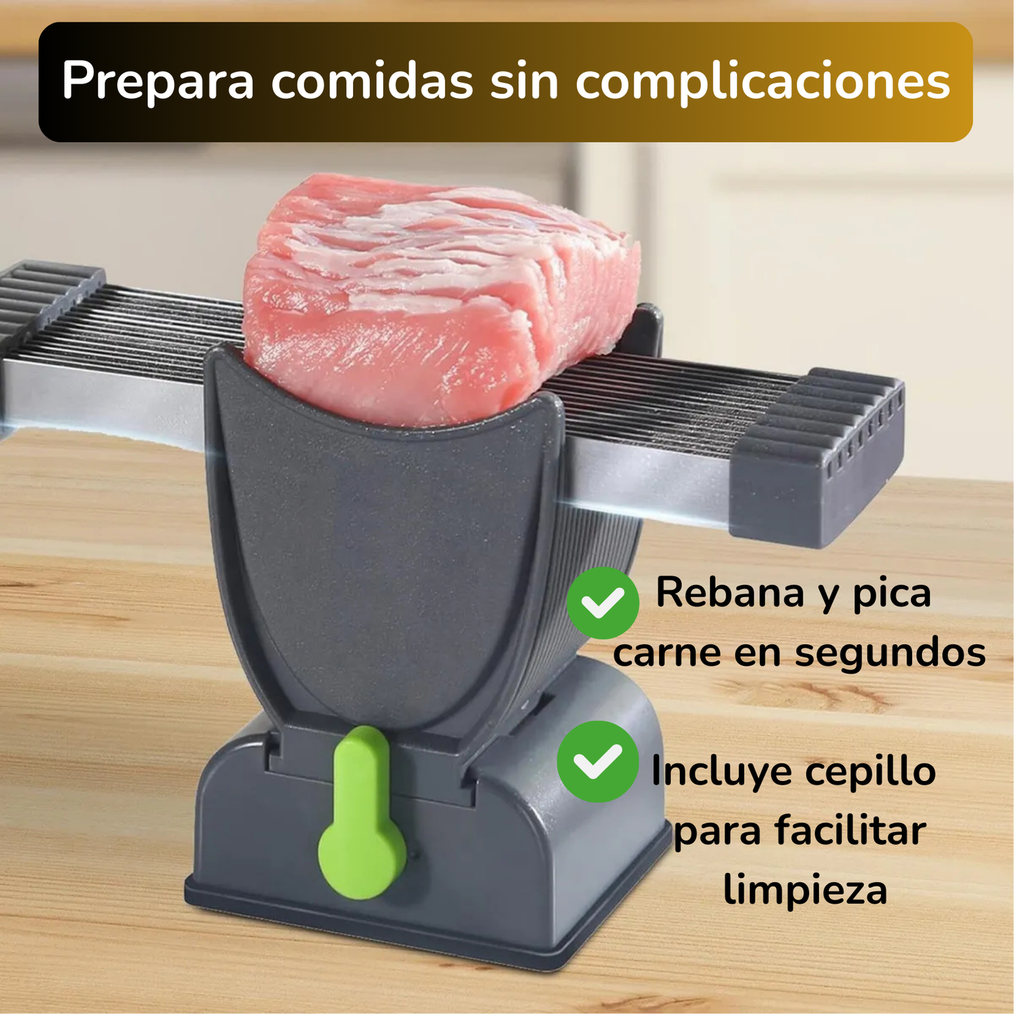 Cortadora De Carne Manual Multifuncional