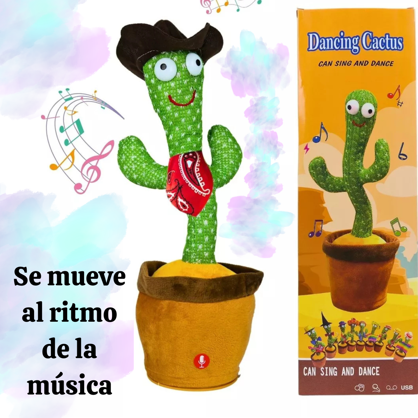 Cactus Bailarín Repetidor Voz