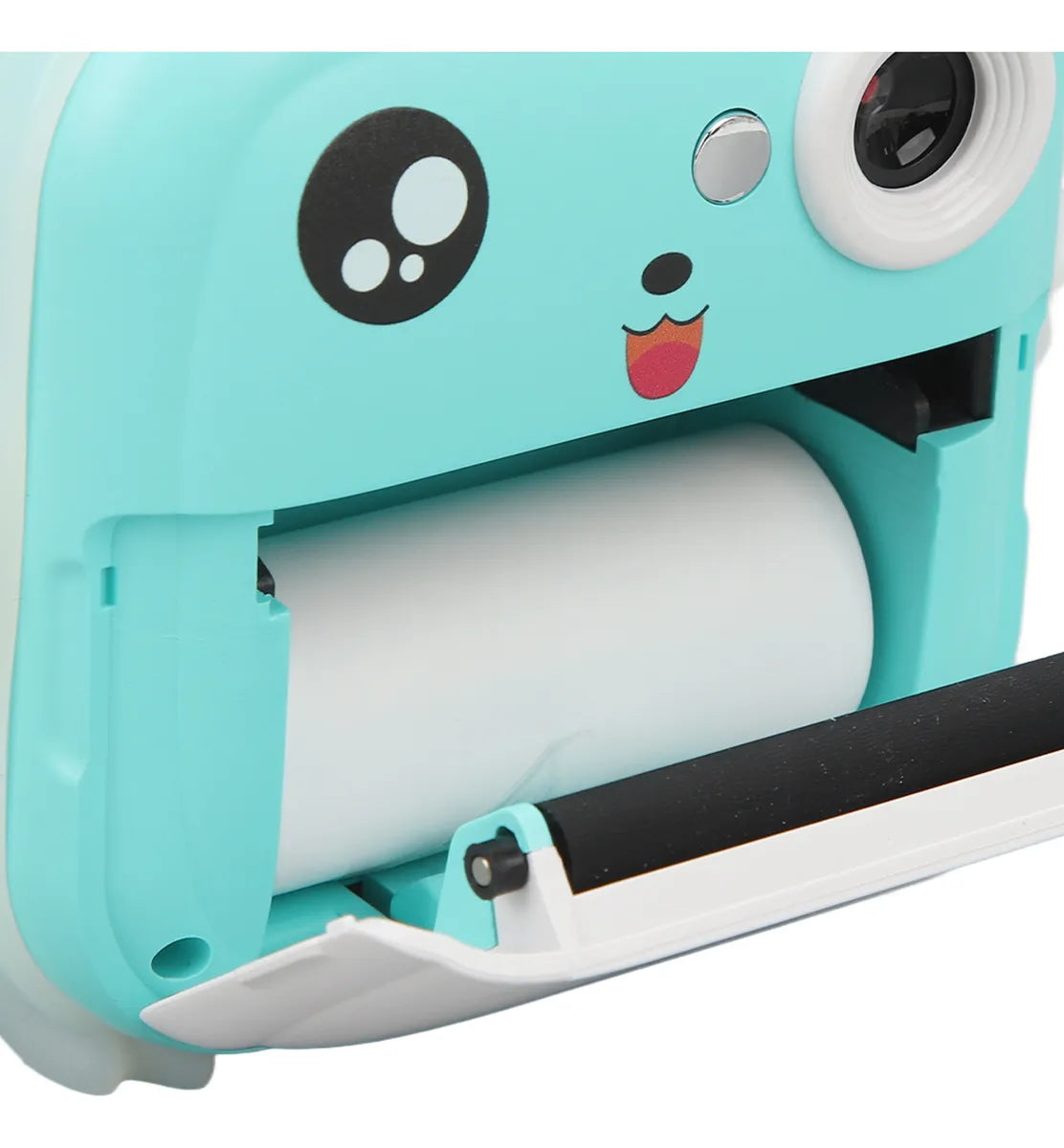 Cámara Infantil Impresora Térmica Gatito Turquesa
