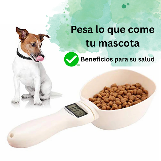 Pesa Cuchara Digital de Alimentos Mascotas