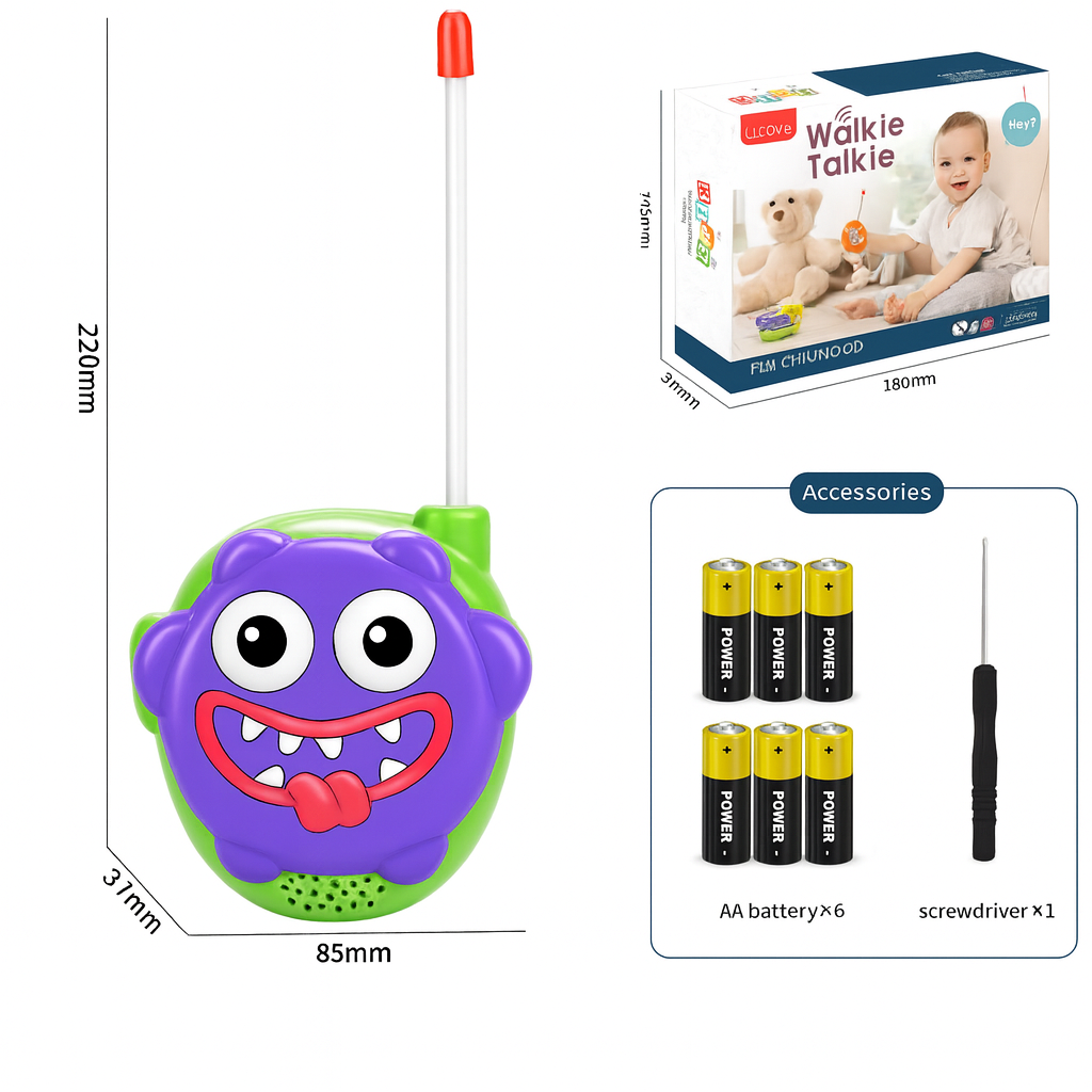 Pack 2 Radios Transmisor Walkie Talkie